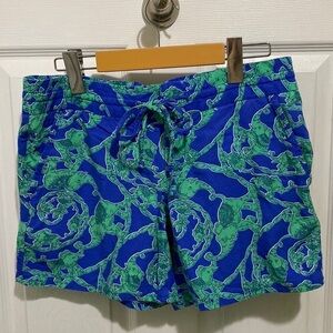 Lilly Pulitzer Elephant Women’s Shorts Resort Wear Size 5 Summer Tropical Fun